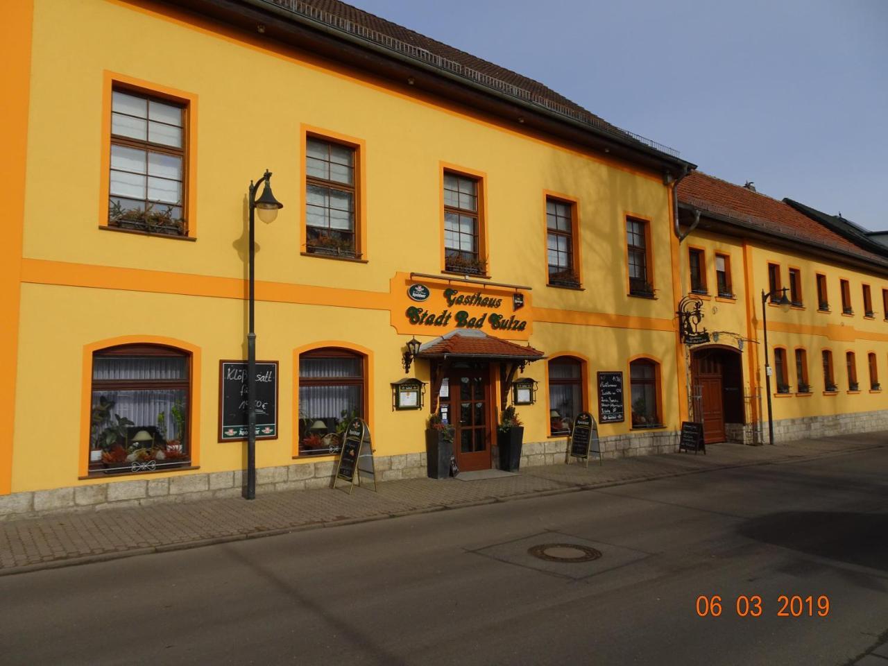 Gasthaus Stadt Bad Sulza Bagian luar foto