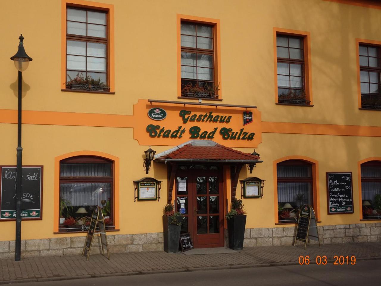 Gasthaus Stadt Bad Sulza Bagian luar foto